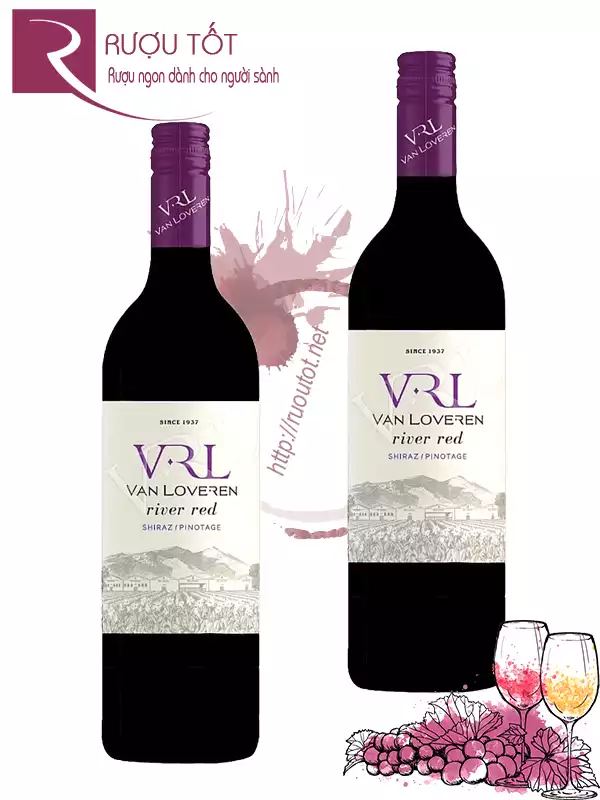 Rượu vang Van Loveren River Red