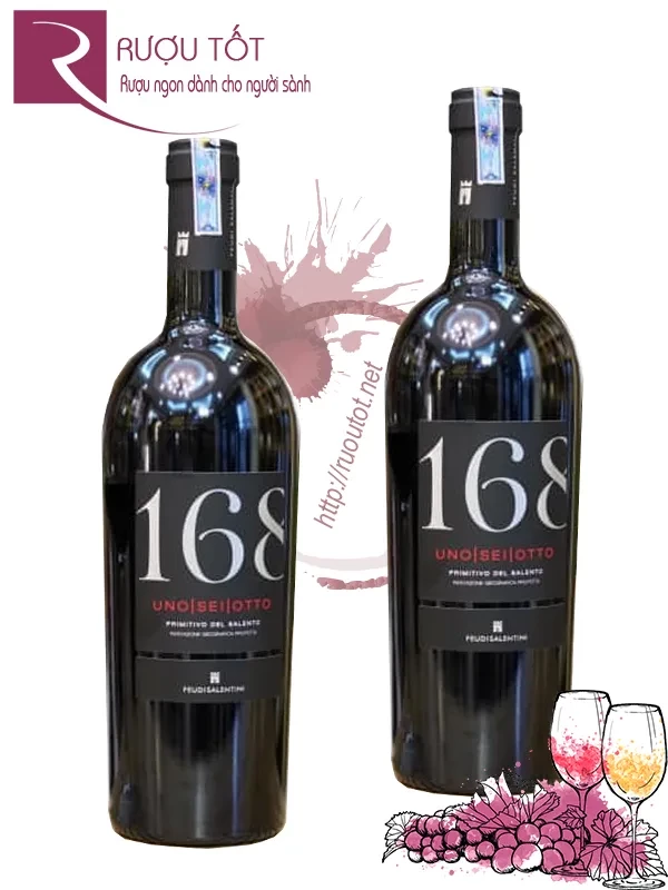 Rượu Vang 168 Primitivo Del Salento