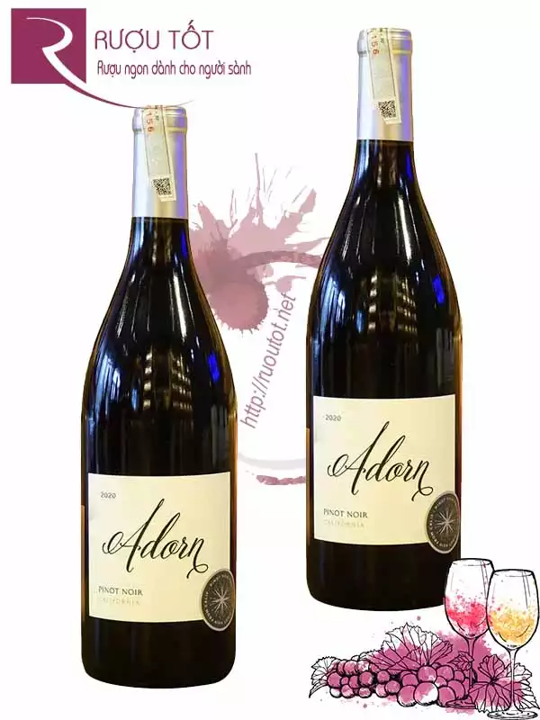 Rượu Vang Adorn Pinot Noir California