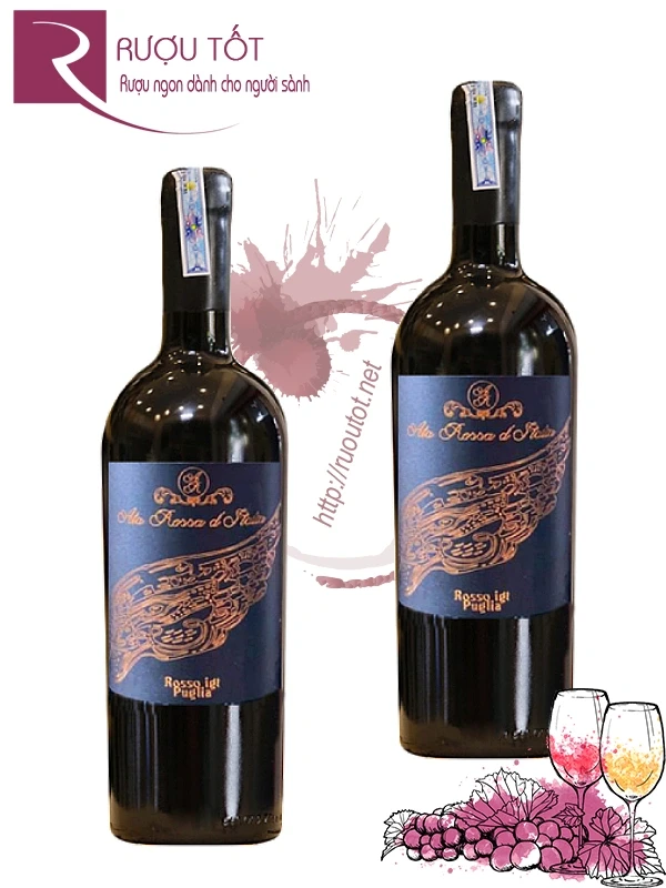 Rượu Vang Ý Alarossa Ditalia Rosso Puglia