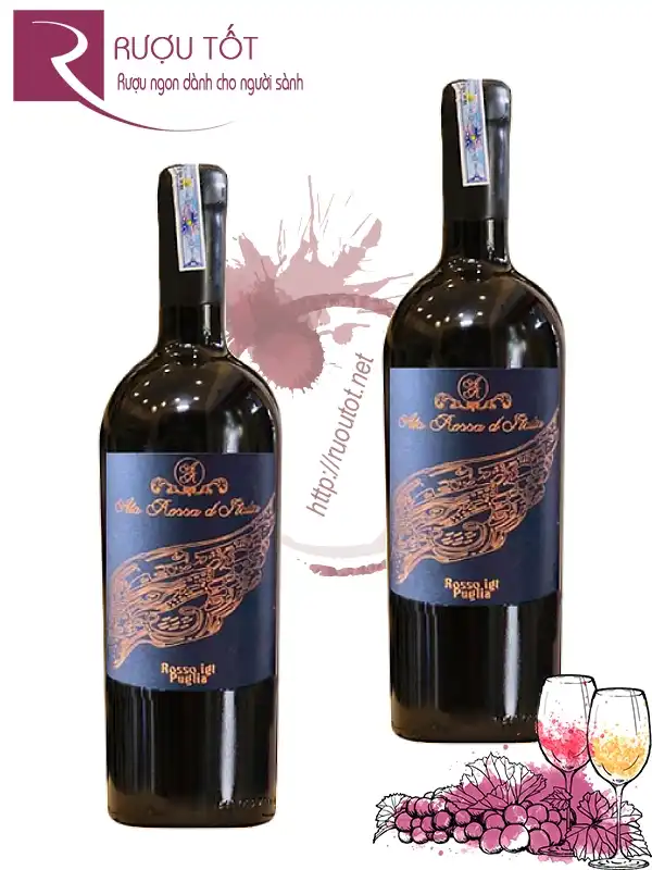 Rượu Vang Ý Alarossa Ditalia Rosso Puglia