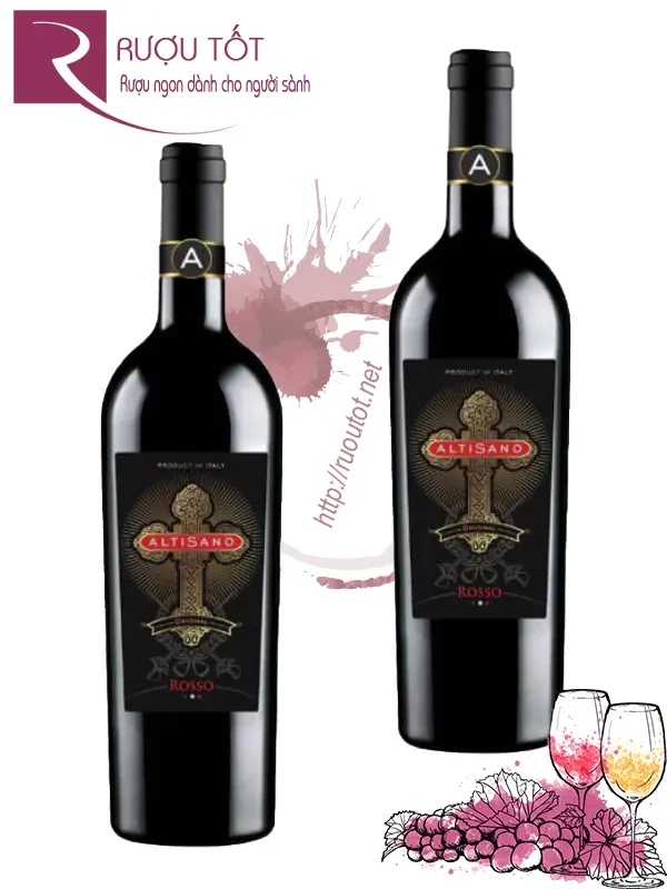 Rượu Vang Altisano Vino Rosso 14%