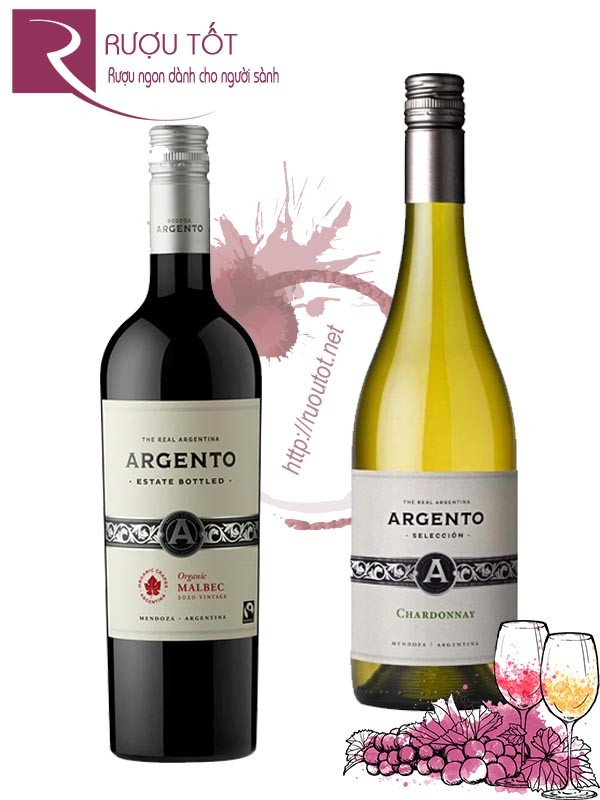 Rượu vang Argento Estate Bottled (đỏ - trắng)
