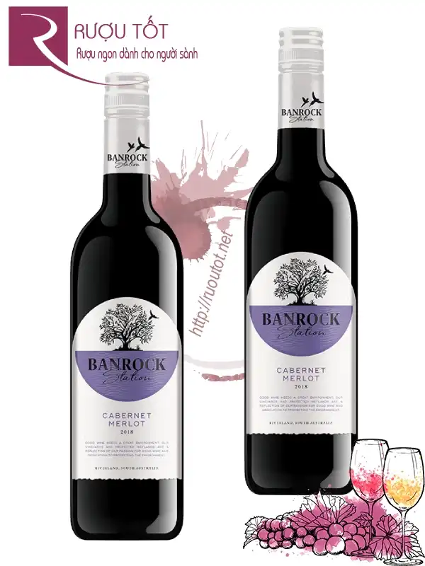 Rượu Vang Banrock Station Cabernet Merlot Thượng hạng
