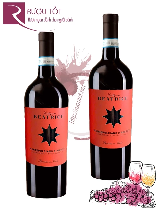 Rượu vang Beatrice Montepulciano D'abruzzo DOC