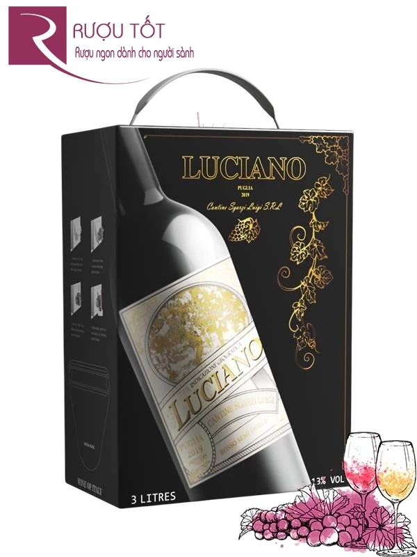 Rượu vang bịch Luciano 3L 10,5% Ý