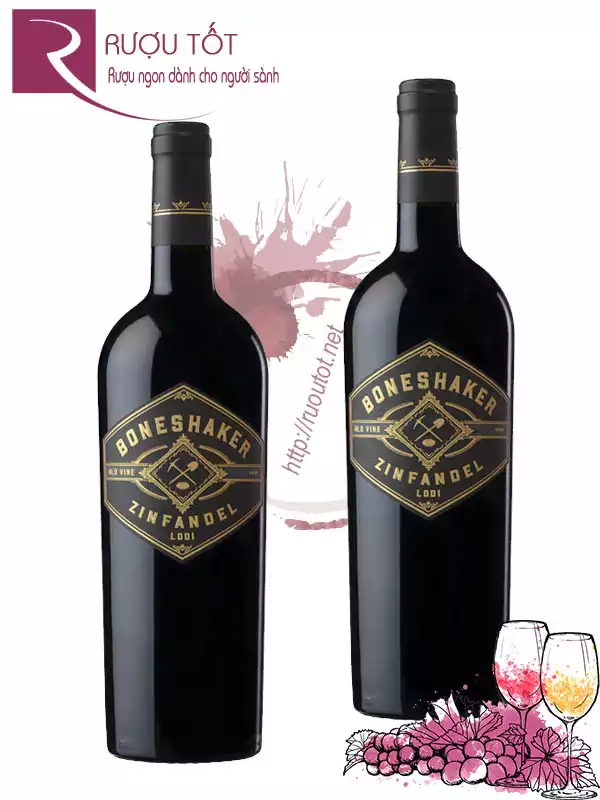 Vang Mỹ Boneshaker Zinfandel Chính Hãng