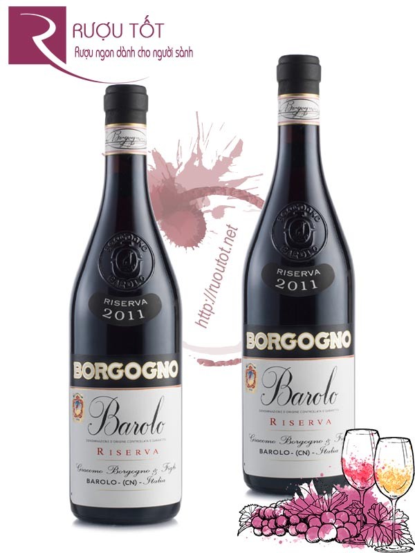 Rượu vang Ý Borgogno Barolo Riserva Nhập khẩu