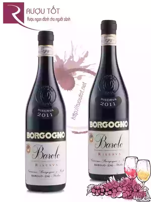 Rượu vang Ý Borgogno Barolo Riserva Nhập khẩu