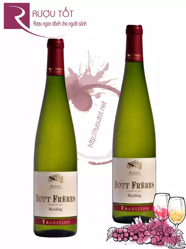 Rượu Vang Pháp Bott Freres Tradition Riesling