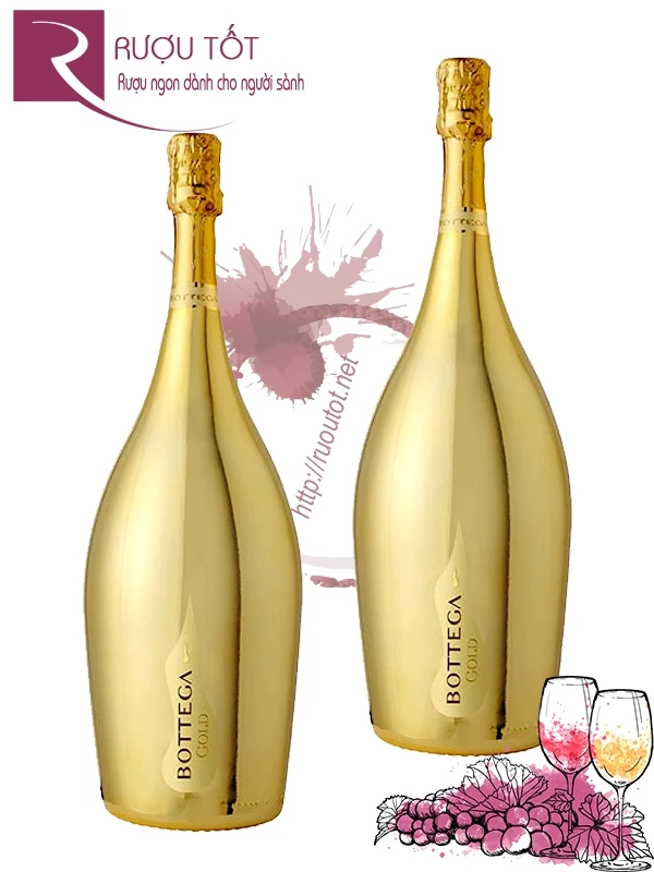 Vang nổ Ý Bottega Gold Prosecco 3 Lít