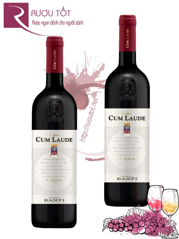 Rượu Vang Cum Laude Castello Banfi Tuscany IGT