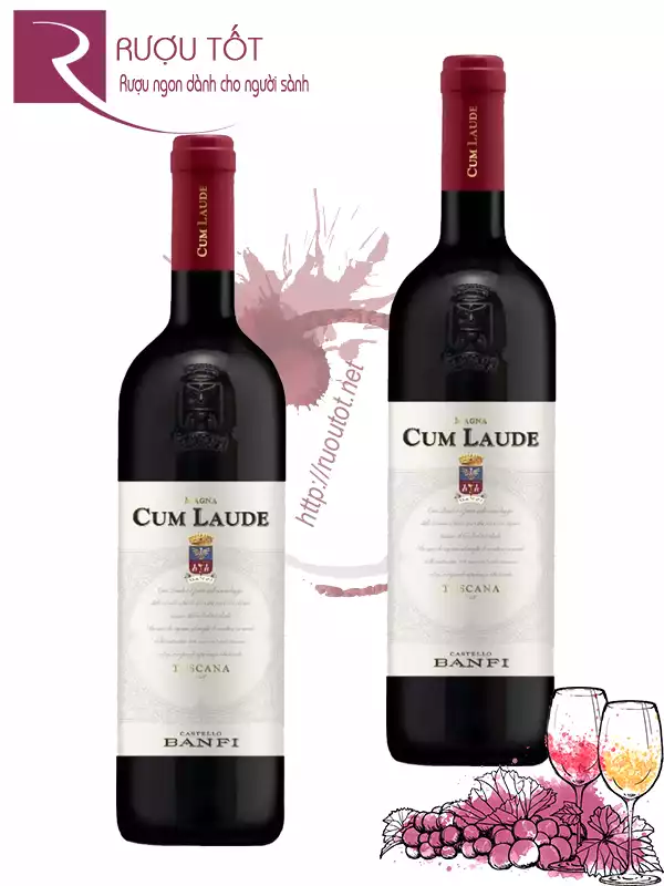 Rượu Vang Cum Laude Castello Banfi Tuscany IGT