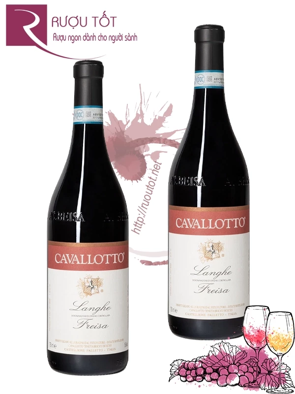 Rượu vang Cavallotto Langhe Freisa DOC