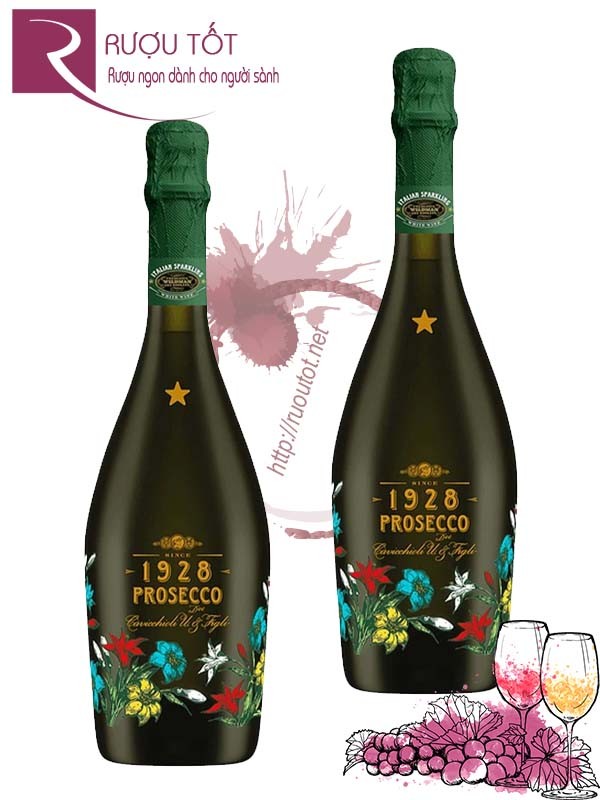 Vang nổ 1928 Prosecco Cavicchioli