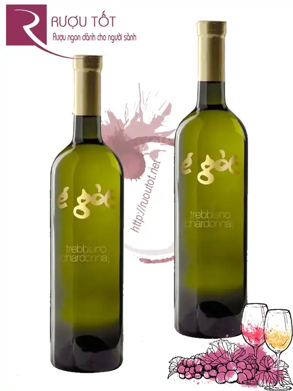 Rượu Vang Cevico E Got Trebbiano Chardonnay Rubicone