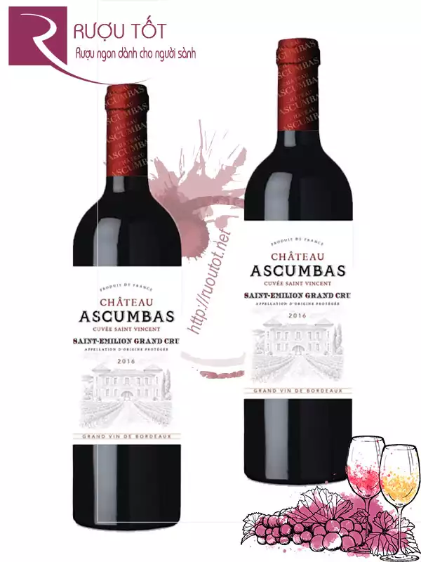 Rượu vang Chateau Ascumbas Saint Emilion Grand Cru