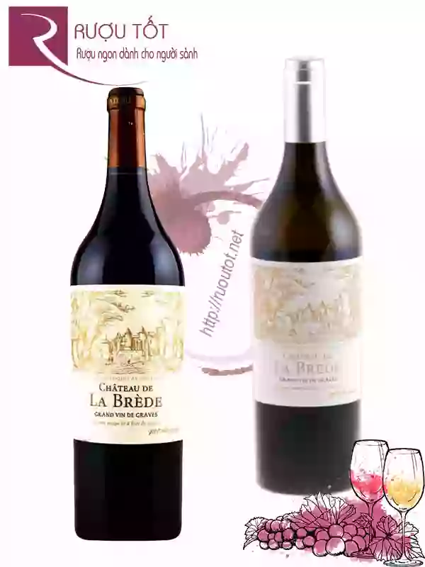 Rượu Vang Chateau de La Brede Red - Blanc