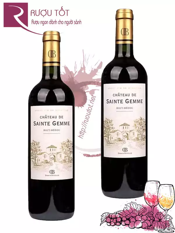 Vang Pháp Chateau De Sainte Gemme Haut Medoc Cru Bougeois