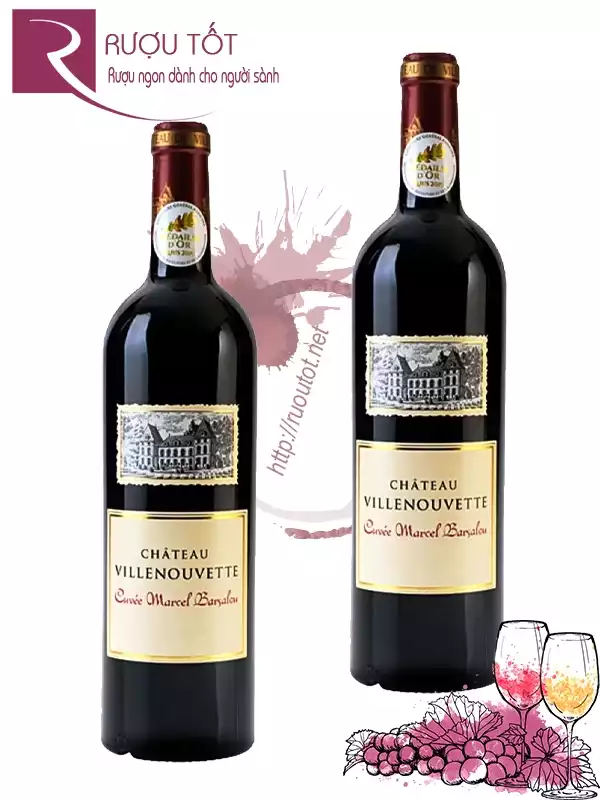 Rượu Vang Chateau de Villenouvette Cuvee Marcel Barsalou