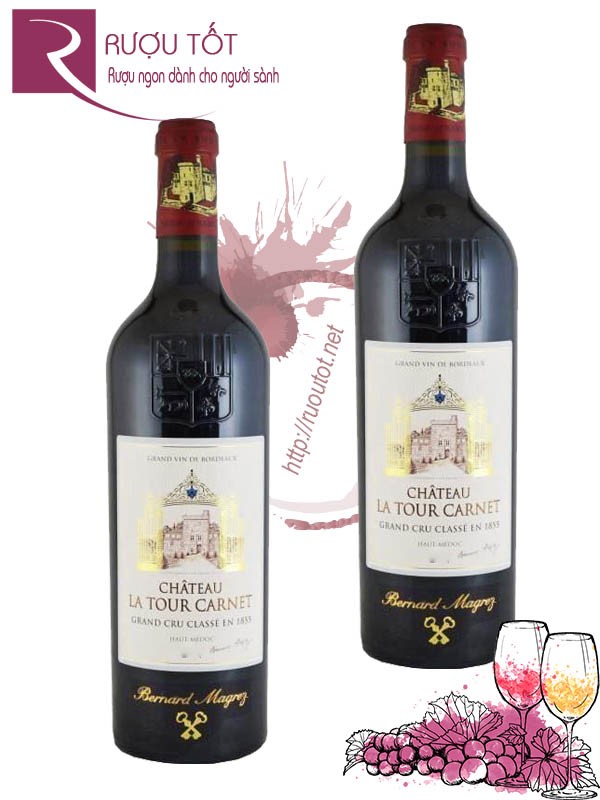 Rượu Vang Chateau La Tour Carnet Grand Cru Classe Margaux Cao Cấp