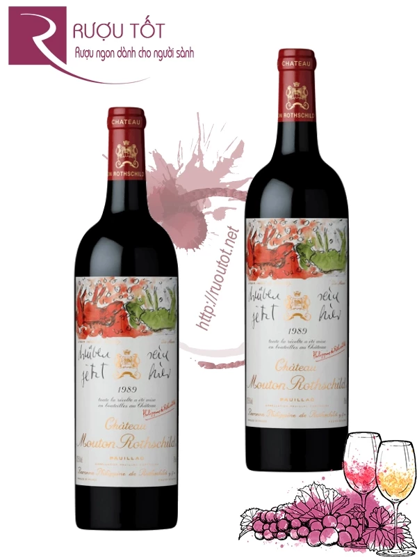 Rượu Vang Chateau Mouton Rothschild 1989