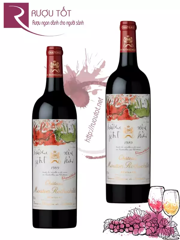 Rượu Vang Chateau Mouton Rothschild 1989