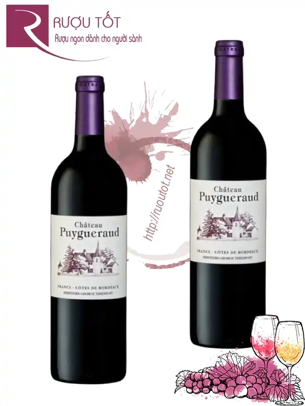 Vang Pháp Chateau Puygueraud Francs Cotes de Bordeaux