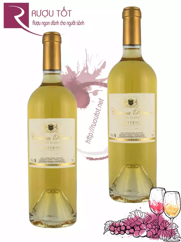 Vang Pháp Chateau Romer Sauternes Grand Cru Classe Cao cấp