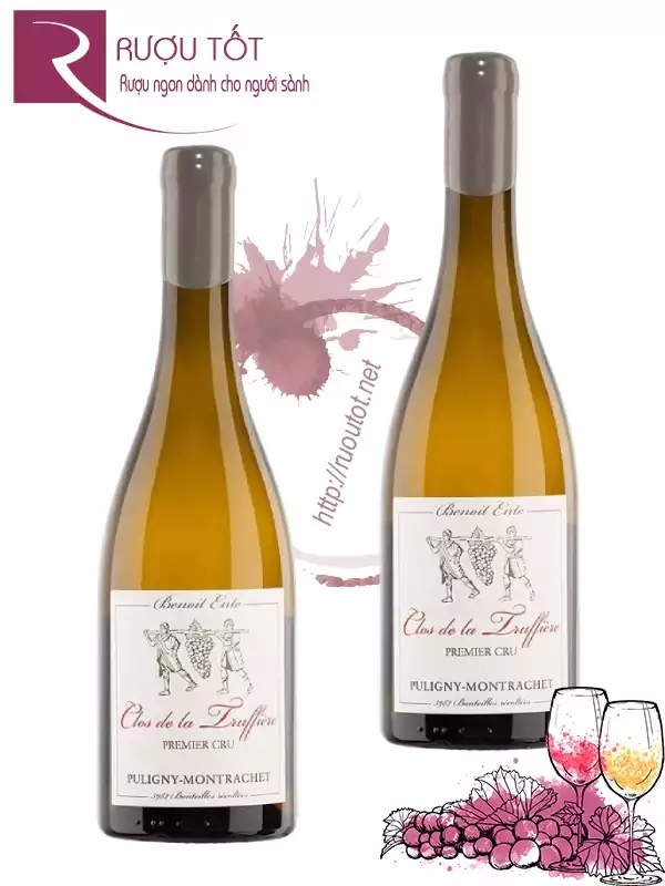 Rượu vang Clos de la Truffiere Montrachet Premier Cru 750ml 13,5%