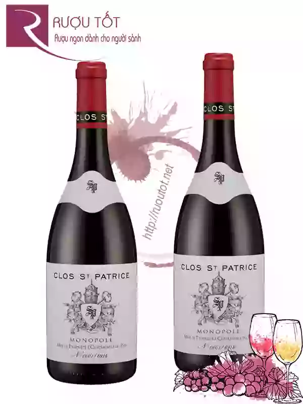 Rượu Vang Clos St Patrice Monopole