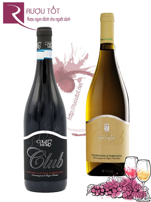 Rượu vang Club Colle Moro D’abruzzo Red - White