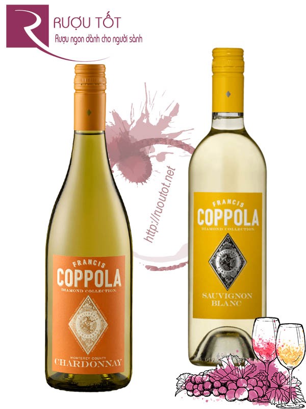 Rượu vang Coppola Diamond Collection White Chính hãng
