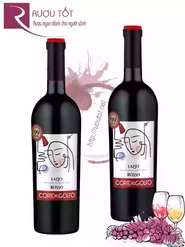 Rượu vang Corte Golfo Lazio Rosso Cao cấp