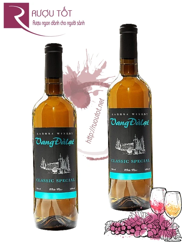 Rượu Vang Đà Lạt Classic Special White