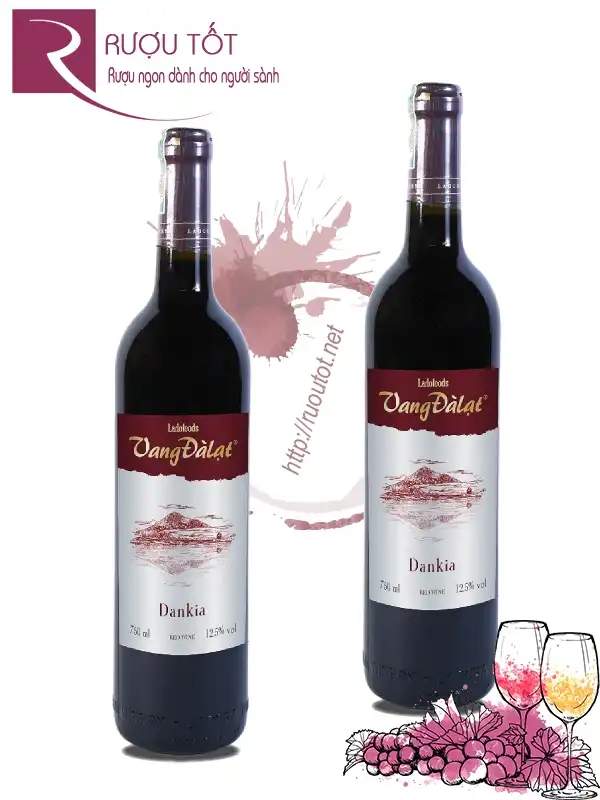Rượu Vang Đà Lạt Dankia Red