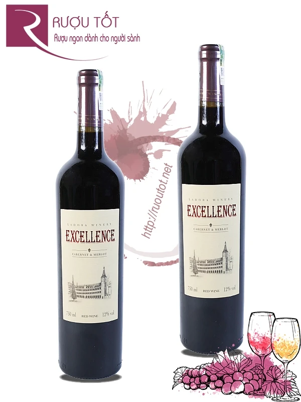 Rượu Vang Đà Lạt Excellence Red