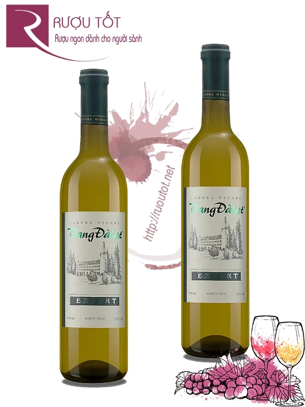 Rượu Vang Đà Lạt Export White 750ml