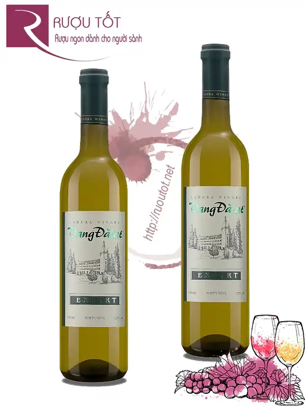 Rượu Vang Đà Lạt Export White 750ml