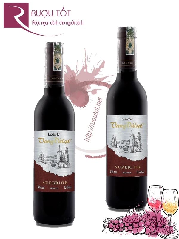 Rượu Vang Đà Lạt Superior Red Wine