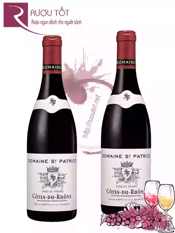 Rượu Vang Domaine St Patrice Cote du Rhone