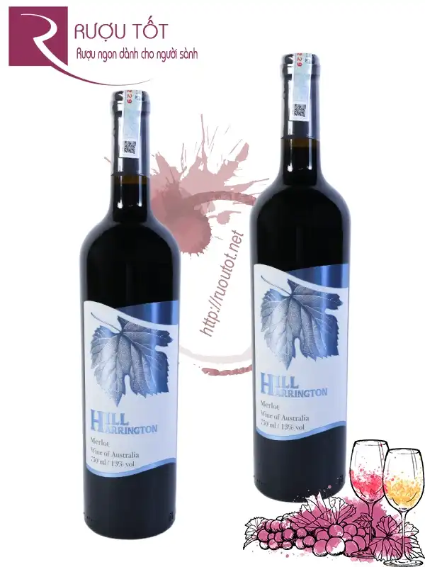 Rượu Vang Đỏ Harrington Merlot 750ml