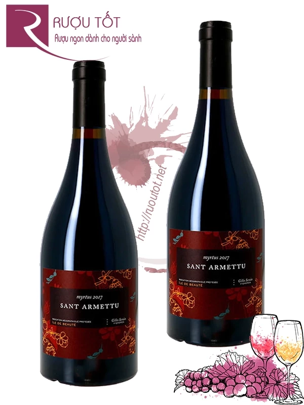 Vang Pháp Sant Armettu Rouge Myrtus Domaine