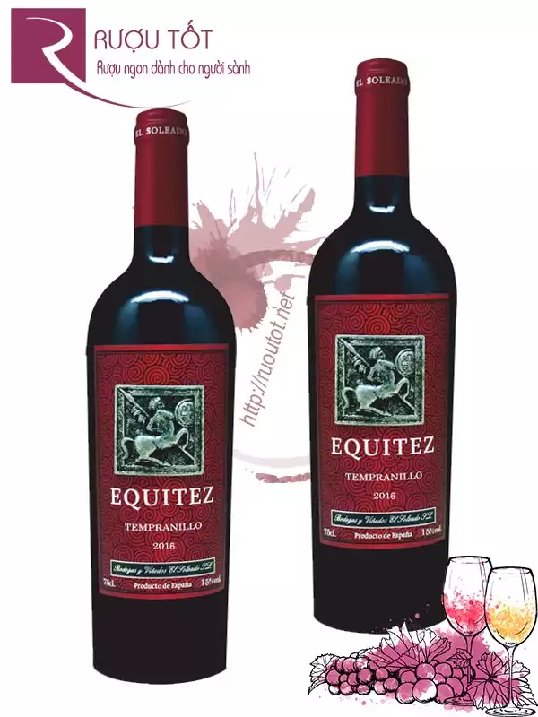 Rượu vang Equitez Tempranillo El Soleado