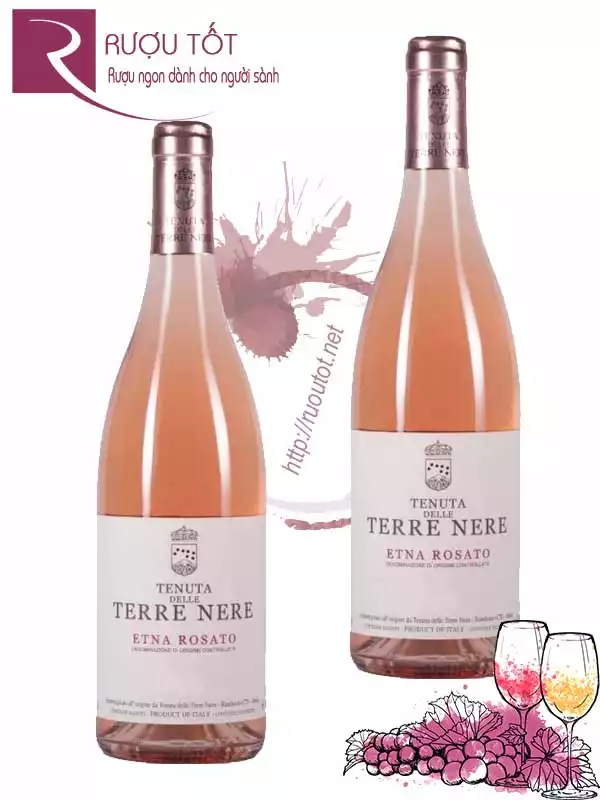 Rượu vang Tenuta delle Terre Nere Etna Rosato DOC