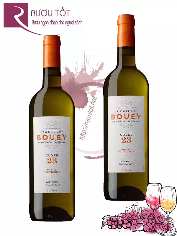 Rượu vang Famille Bouey Cuvee 23 Sauvignon Semillon