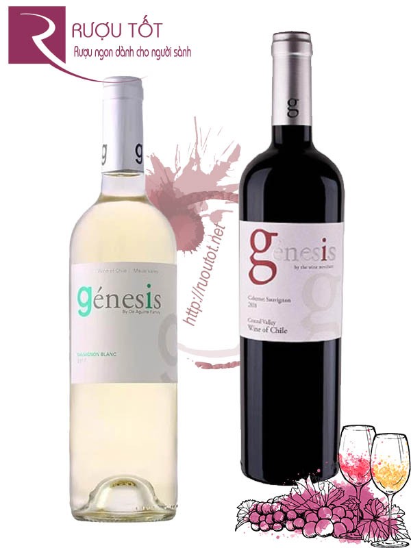 Rượu vang Genesis Classico Maule Valley (đỏ-trắng)