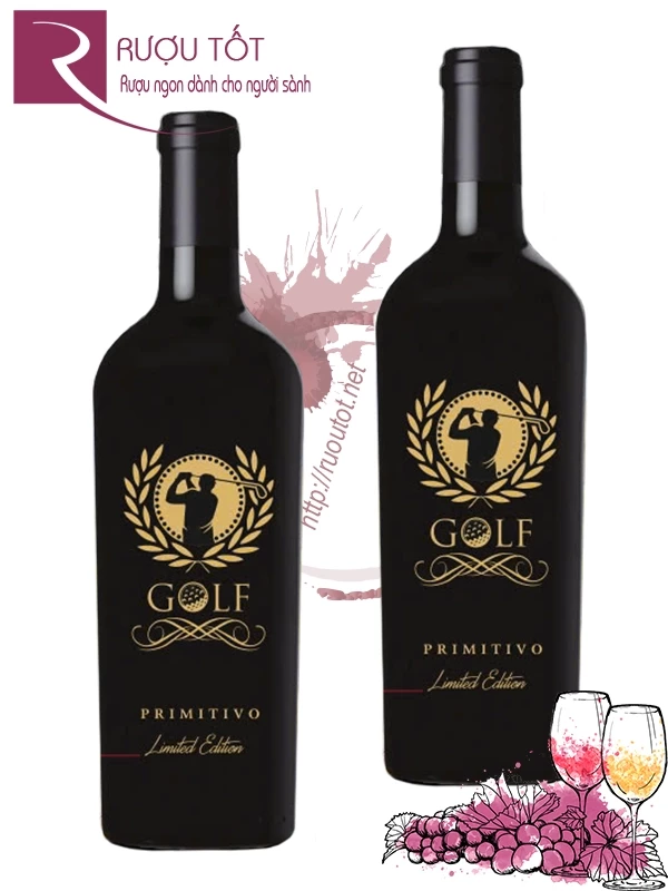 Rượu Vang Golf Primitivo Limited Edition 19,8%