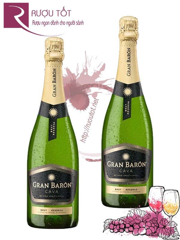 Rượu vang Gran Baron Cava Brut Reserva