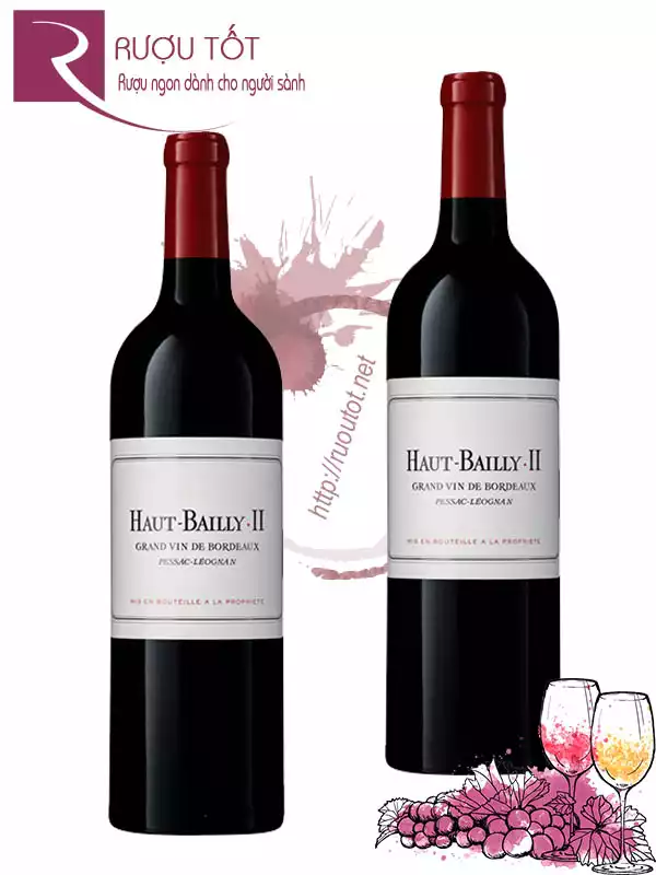 Rượu vang Haut Bailly II Chính hãng